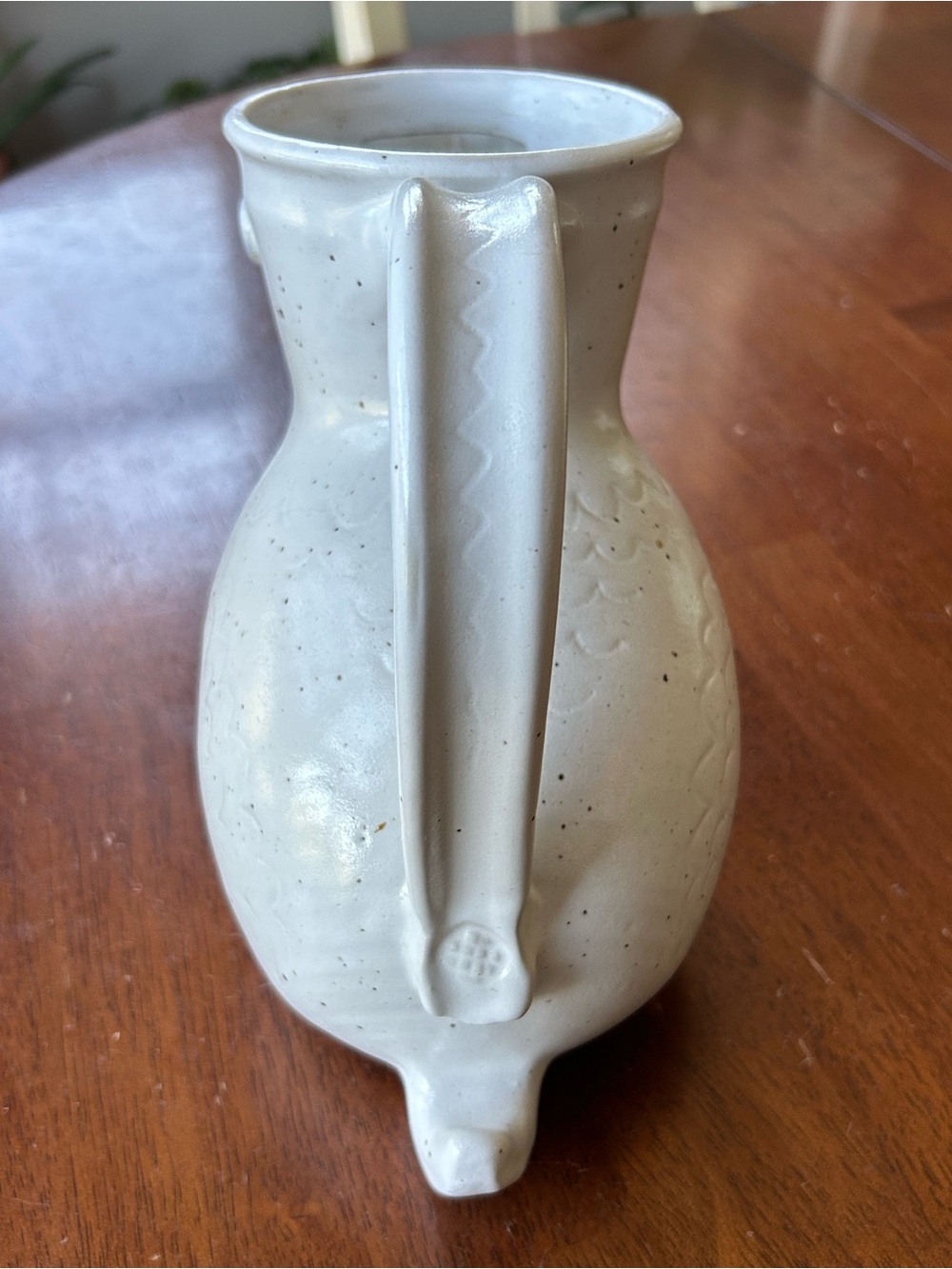 Handcrafted Zoomorphic Studio Pottery Pitcher EUC RARE - Picture 9 of 13